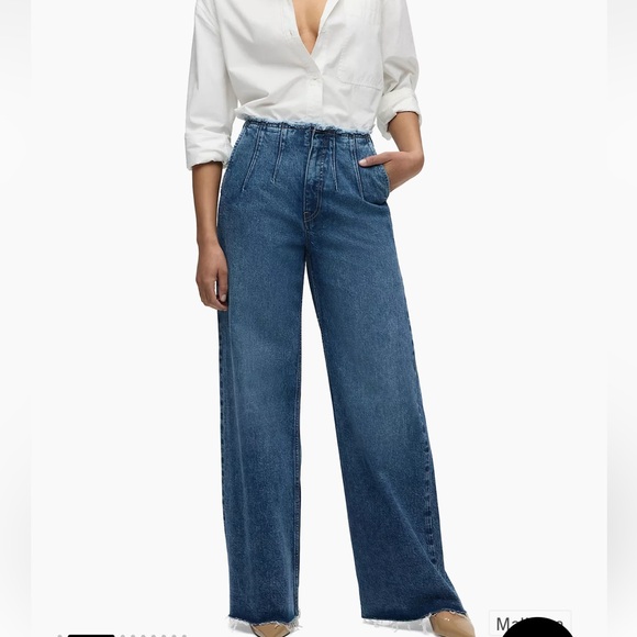 Hudson James High Rose Dart Wide Leg - Picture 2 of 7